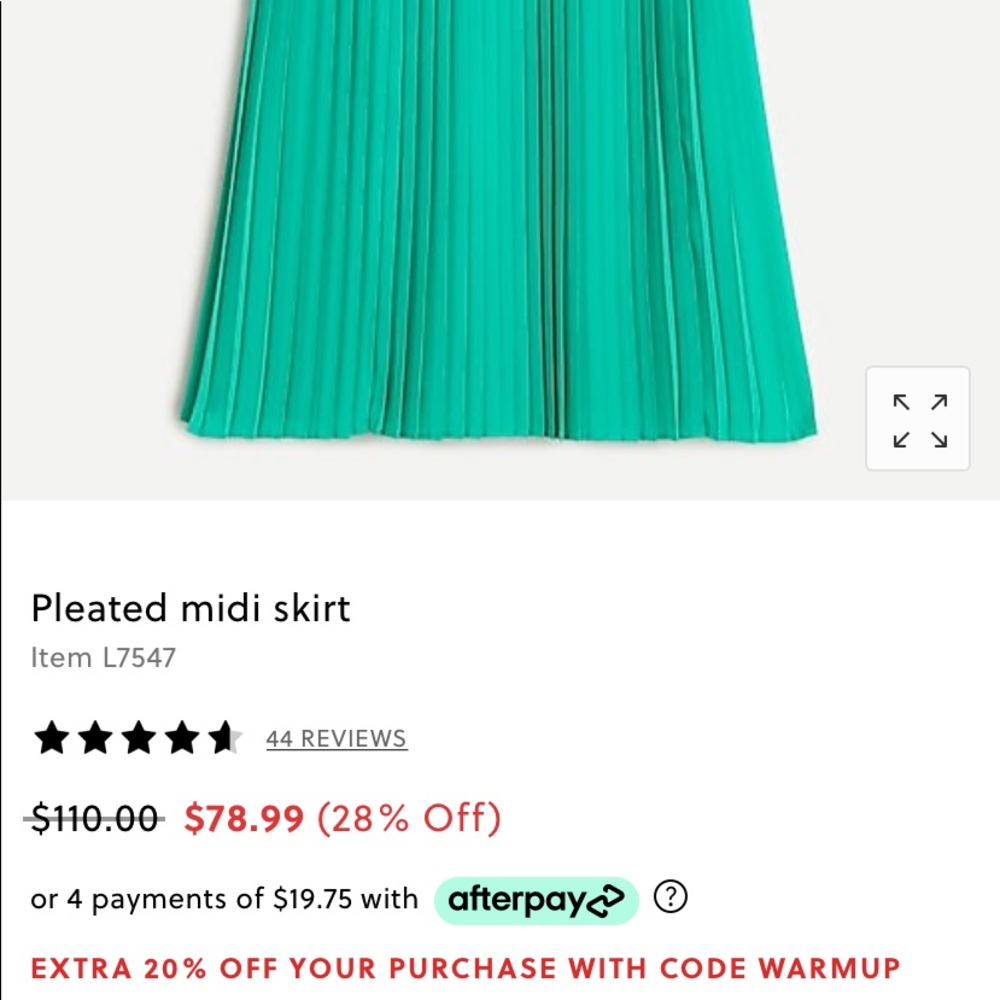 JCREW pleated MIDI Skirts. 2 for the price of 1